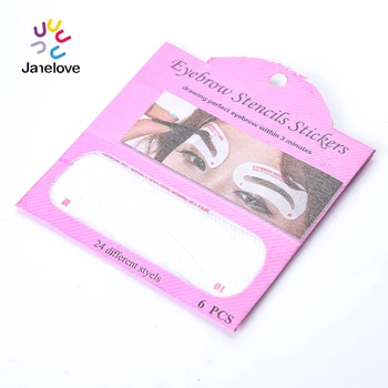 high quality eva eyebrow template sticker drawing stencil set beauty