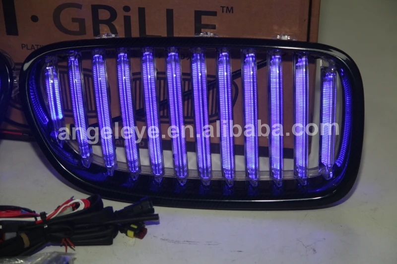 Auto Parts Blue LED Front Grille For BMW m5 F10 f18 2010-2018