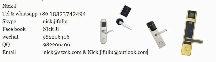 hotel smart control system rfid card keyless electronic lock