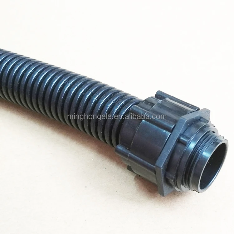 M25 Nylon Corrugated Flexible Conduit Connector For Ad28.5 Flexible