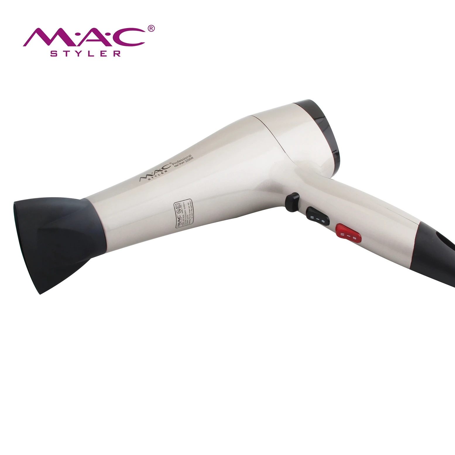 MAC Styler 2200W Hair Dryer Keratin Therapy Professional Hair Dryer Hair Dryer Professional Salon