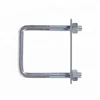 Shenzhen manufacturer customized zinc plated steel square u bolt