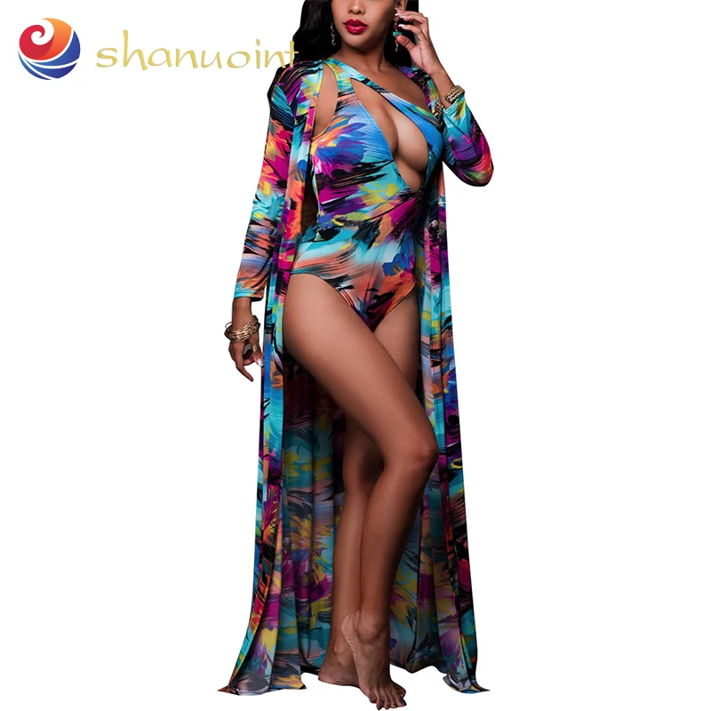 

China Supplier Printed One Shoulder Style Swimming Suit Swimsuits Women