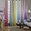 Latest Design Polyester And Linen Luxury Ombre Sheer Curtain Fabric