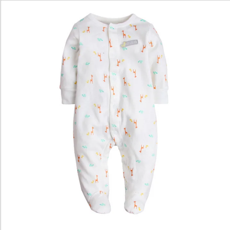 

High Quality Colorful Printed Romper Footless Baby Clothes