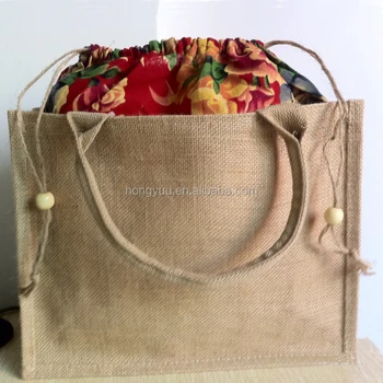 large linen tote bag