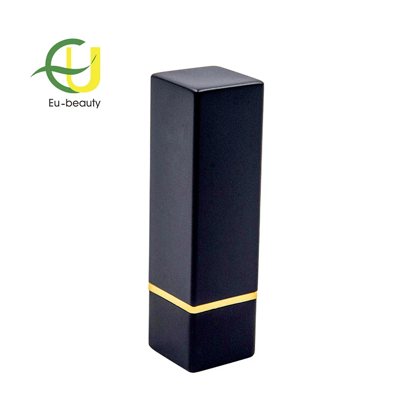 
High-grade black magnet metal lipstick tubea or lip balm container 