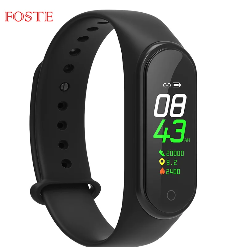 New global MiBand 4 Smart Wristband Fitness Bracelet M4 Smart Band AMOLED Color Touch Screen Mi Band 4
