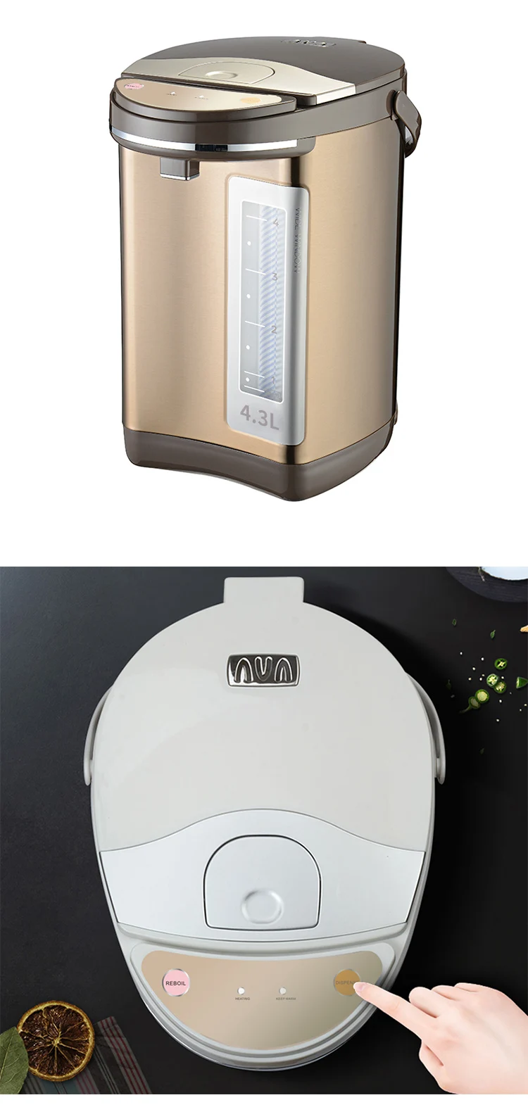 5.0 Litre Electric Kettle With Hot Water Pot Electric Air Pots Buy