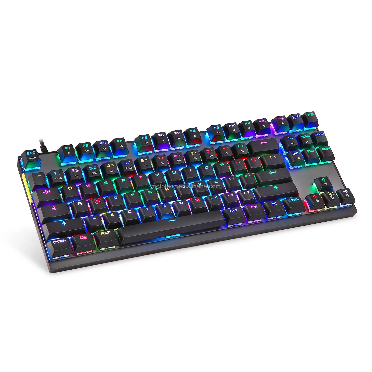 Механическая Игровая Клавиатура Motospeed,87 Клавиш,80% Дюйма,Tkl - Buy ...