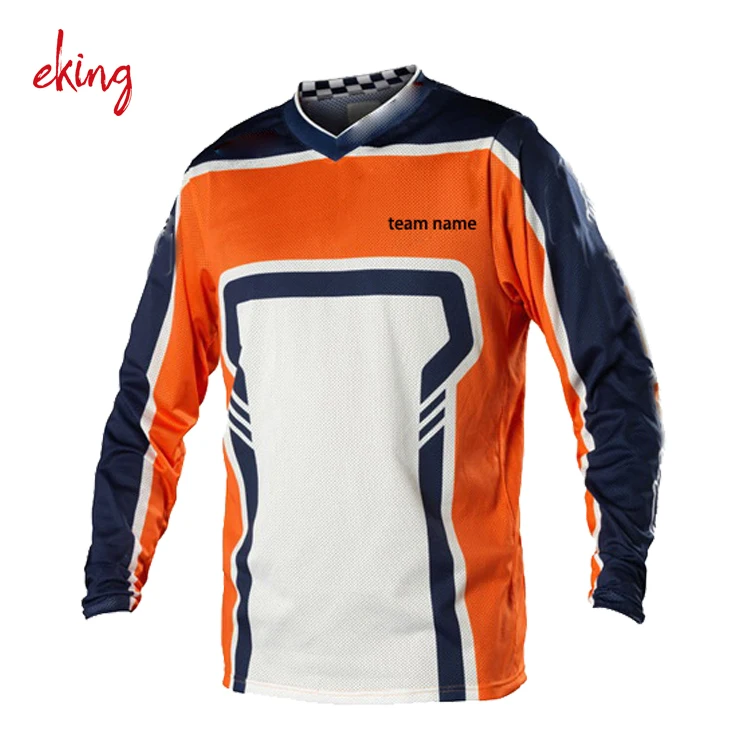 Free Sample Custom Mountain Bike Jersey Personalized Made Downhill