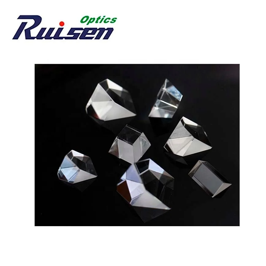 Optical Quartz Glass Right Angle Prism K9 Bk7 Crystal Glass Right Angle