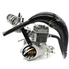 80cc 2 Stroke Petrol Gasoline Motorized Dirt Bike Bicycle Bike Motor Engine Kits With Fuel Tank And Exhaust Muffler