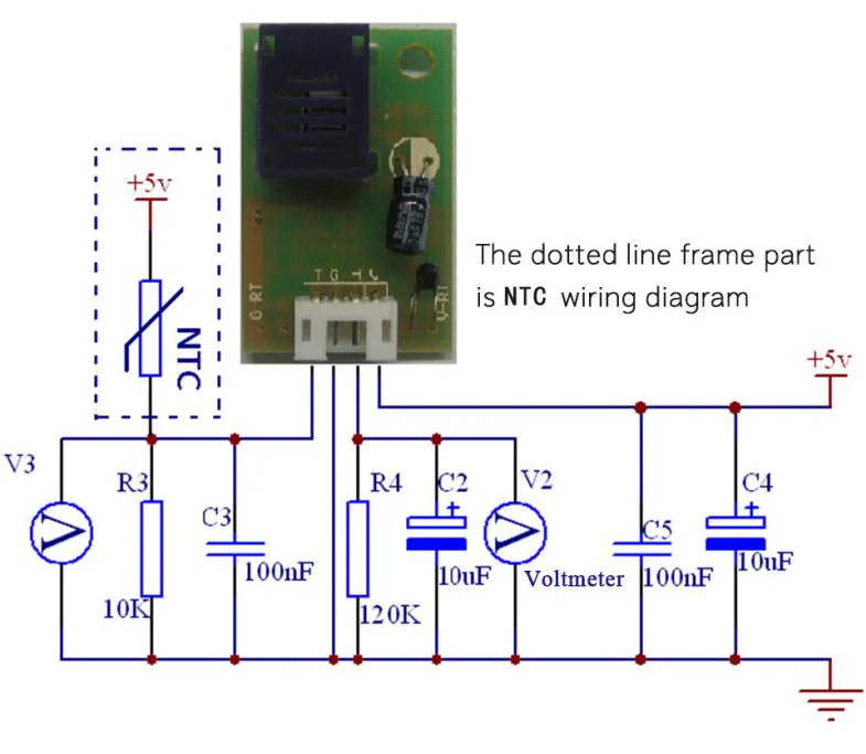 Hrtm030-01 5v Power Supply Rs485 Modbus Temperature Sensor Modbus 