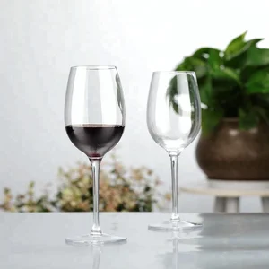 2019 Stable Unbreakable Crystal Clear 100% Tritan Plastic Red Wine Glass