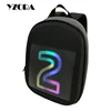 YZORA In Stock Smart Hiking Led Screen School Backpack with USB WIFI DIY Text Walking advertising Blue