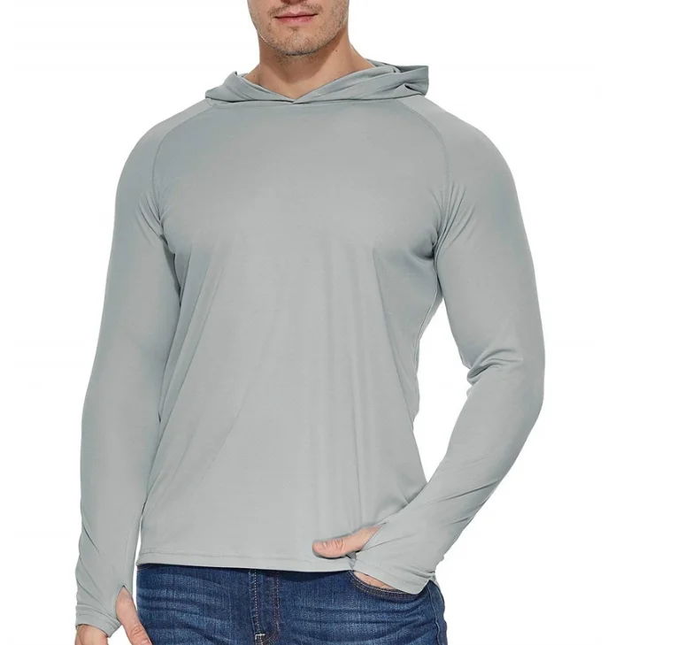 hooded sun protection shirt