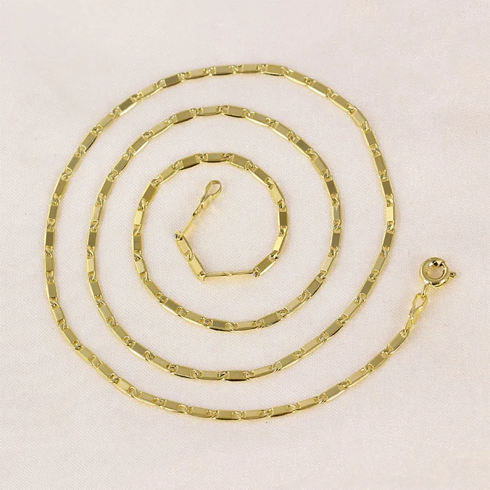 41351 xuping 14k gold fancy long chain female necklace, artifical jewellery