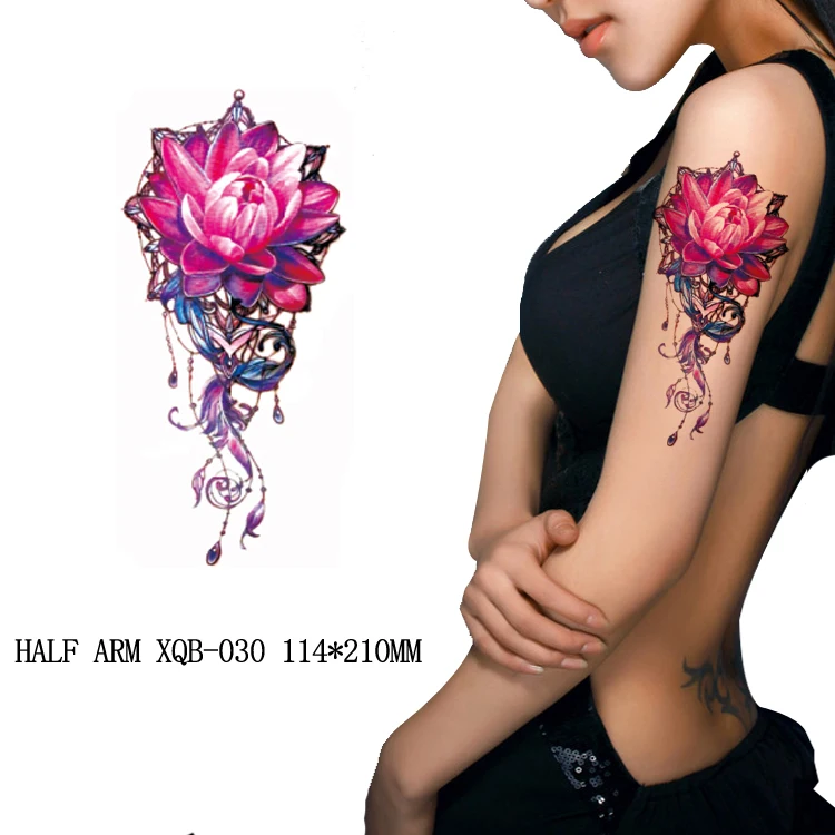Sexy Adult Half Arm Hand Body Skin Intim Custom Temporary Tattoo 