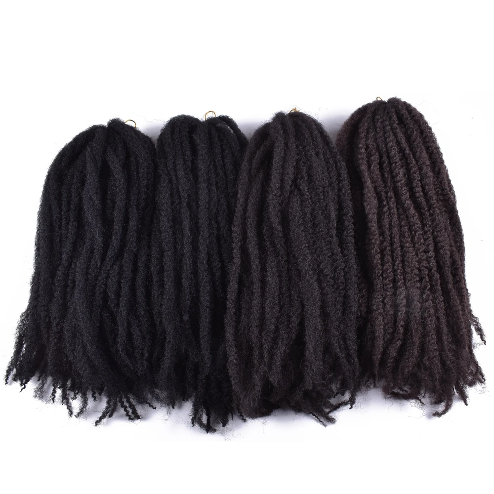

Belleshow 20 inch 110g afro kinky curly twist braiding hair crochet marley twist hair
