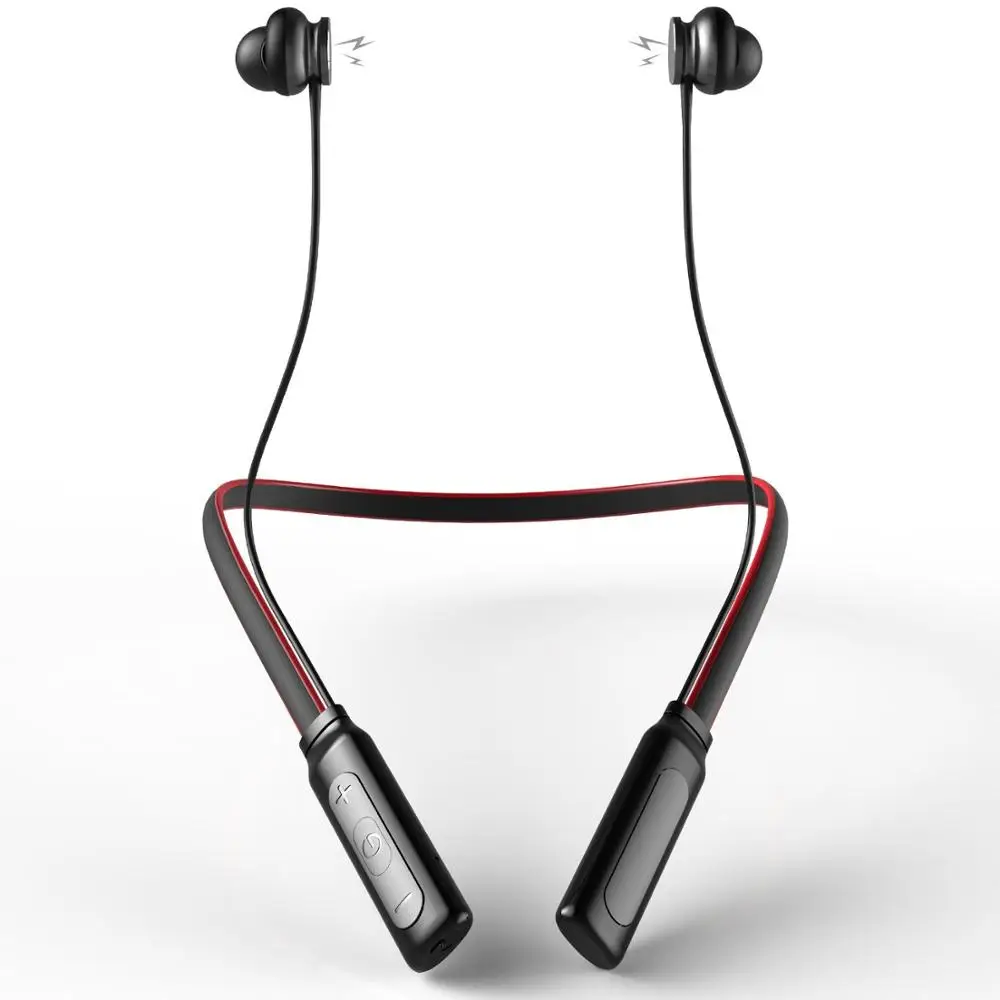 

Waterproof wireless neckband bluetooth headphones earphones