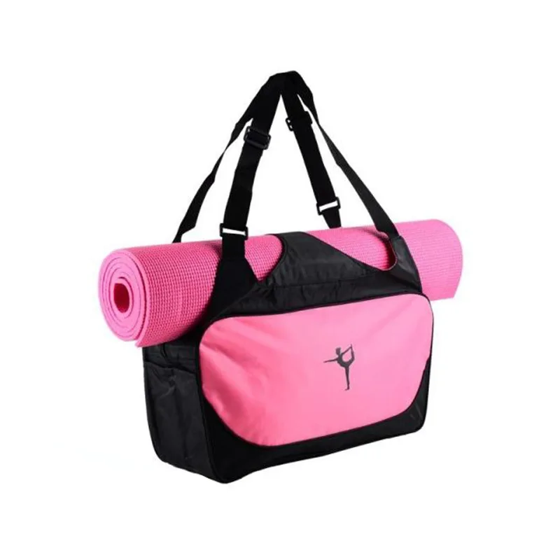 

2021 New Design Yoga Gym Bag Waterproof Custom Yoga Travel Tote Bag Canvas Yoga Mat Bag, Purple,pink,green,blue,orange
