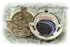 Southern Planisphere for locating stars and constellations - polished nickel finish