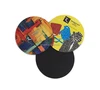Funny shaped custom design tea or wine eva rubber sheets coaster