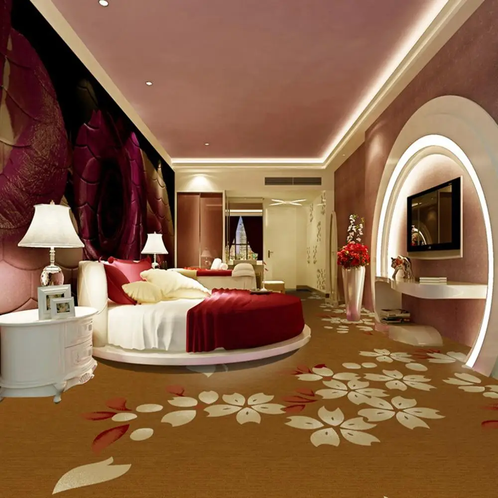 Modern design 80% New Zealand Wool carpet 20% Import Nylon Axminster Carpets for 5 star hotels rooms usage