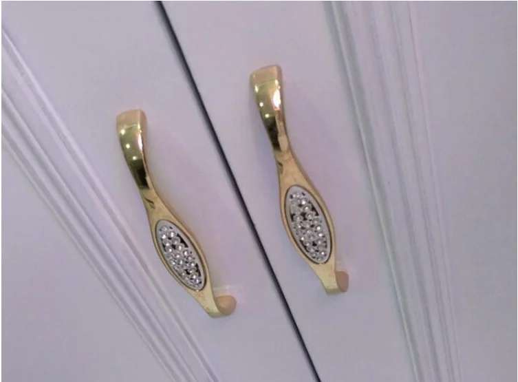 Gold Diamond Wardrobe Door Handles / Knobs Buy Gold Diamond Handles