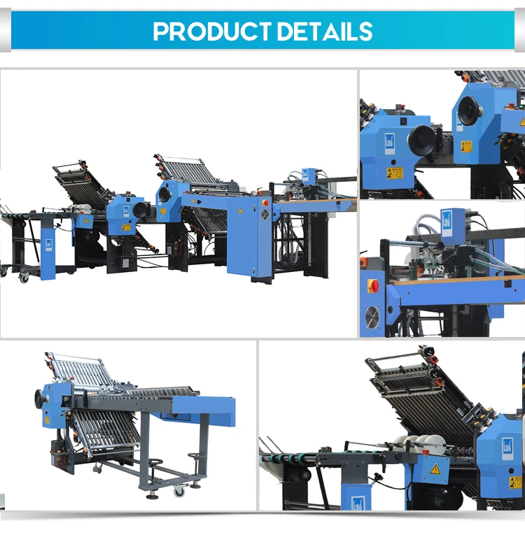 Flyer /brochure Printing Folding Machine China,5 Pages Paper