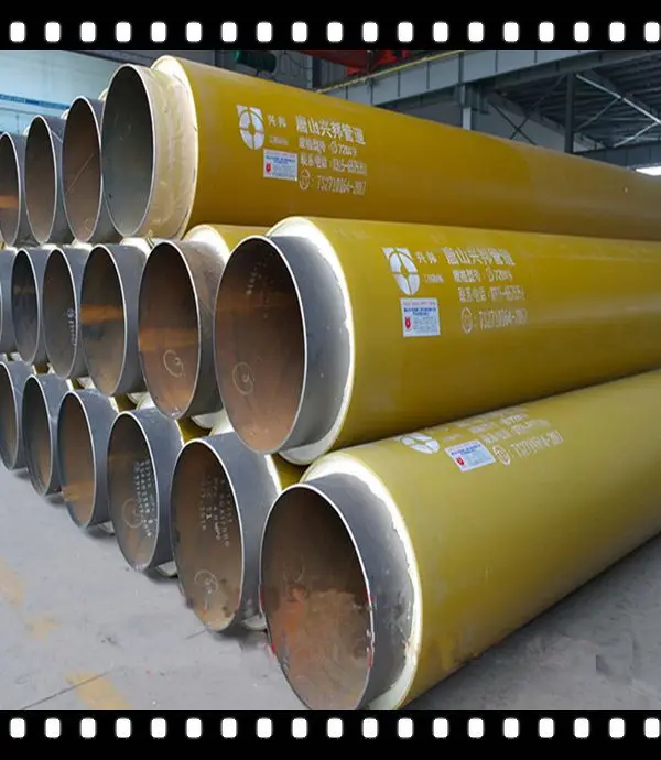 Yellow Rubber Foam Outdoor Frost Water Pipe Insulation With Hdpe Outer