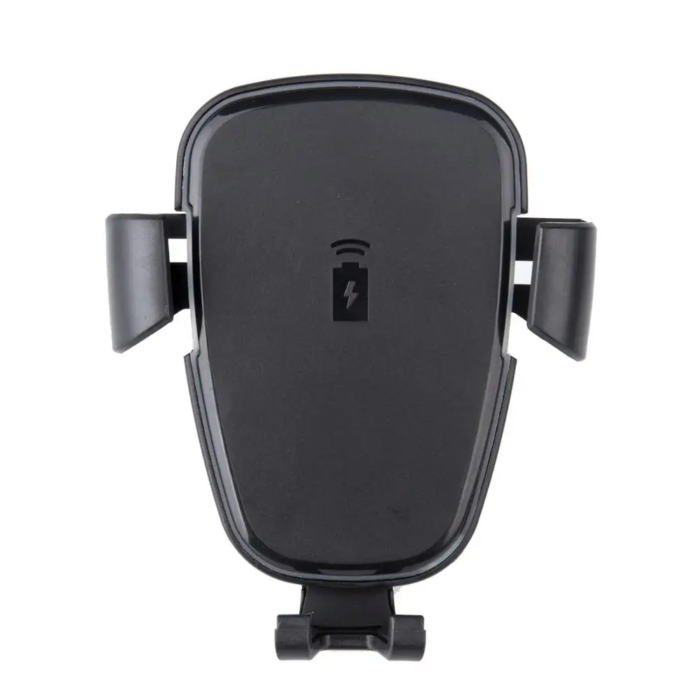 

2019 newest design fast charger portable car charger blue light wireless Charger for iphone for android use, Black