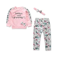 

Children's Wear Autumn Long Sleeve Baby Girl Set Clothes