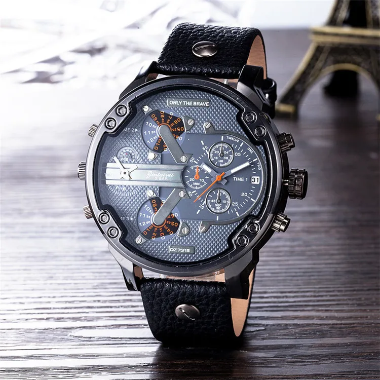 

2019 New Design Wholesales watch man clock leather OEM luxury bracelet watches wrist men Factory price fashion watch, 12pcs