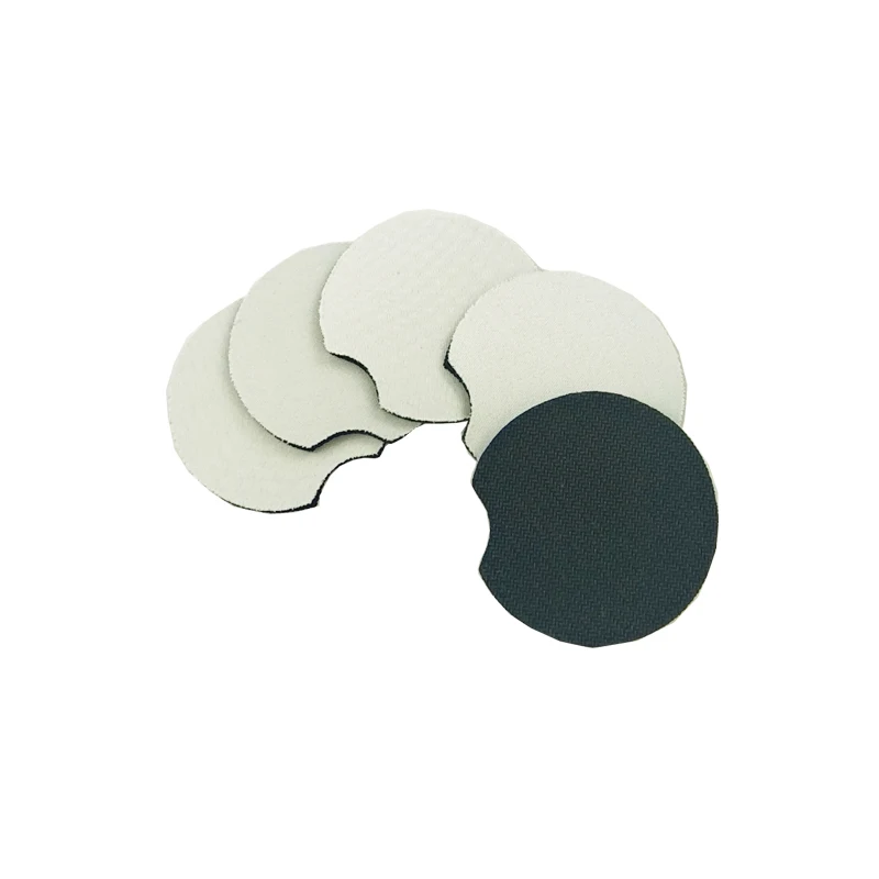 

Blank sublimation neoprene rubber car coaster, Colorrful