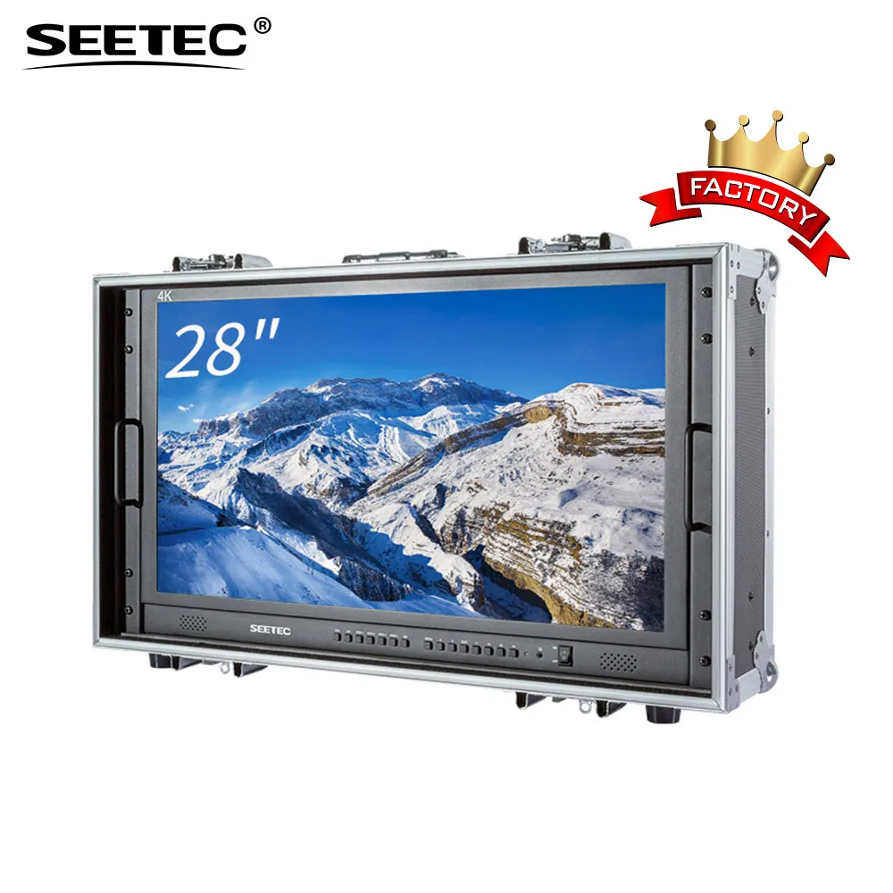 

SEETEC broadcast 4k monitor 28 inch with ips panel quad slip display 3840*2160 pixels
