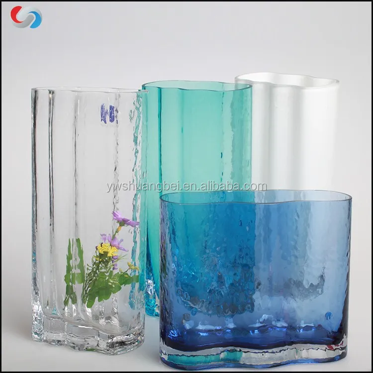 Hot Sale Murano Glass Vases For Wedding Centerpieces Tall Colored