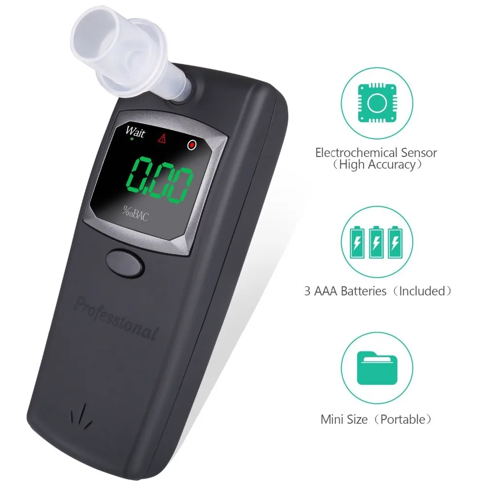 Good Breathalyzer With Factory Price Fuel Cell Sensor Alcohol Tester