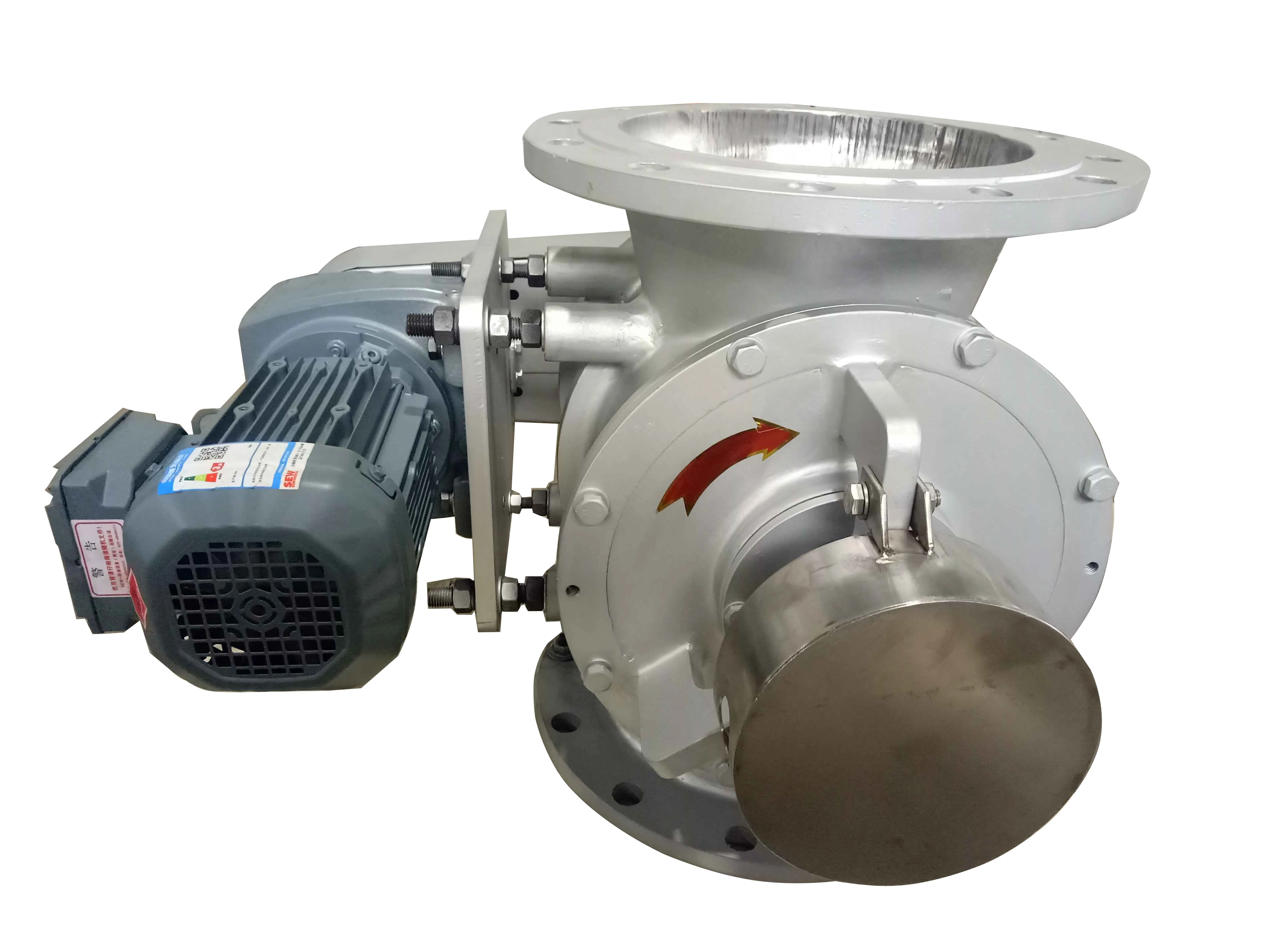 不锈钢高效率的旋转阀从料斗卸载谷物