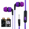 New style earpiece 2019 micro earphone printed wired flag ear piece earphone