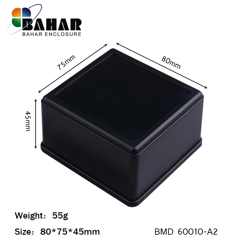 80*75*45mm desktop ABS plastic electrical enclosure box from manufacture Bahar Enclosure