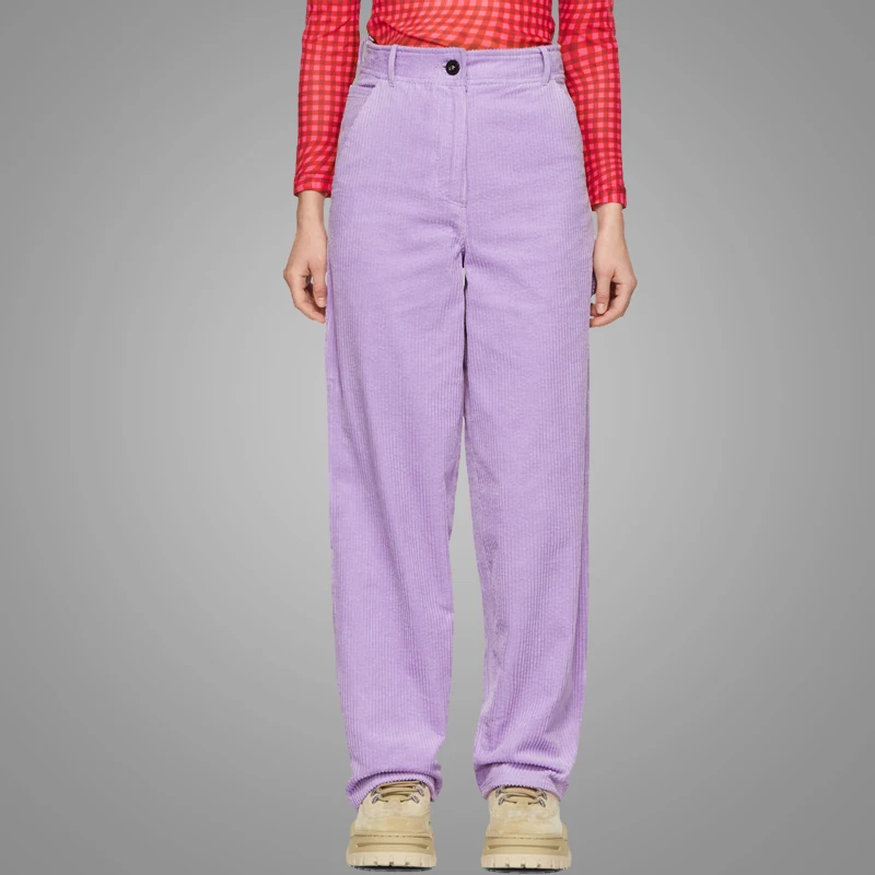 Stylish-Purple-Work-Trousers-Straight-Leg-Corduroy