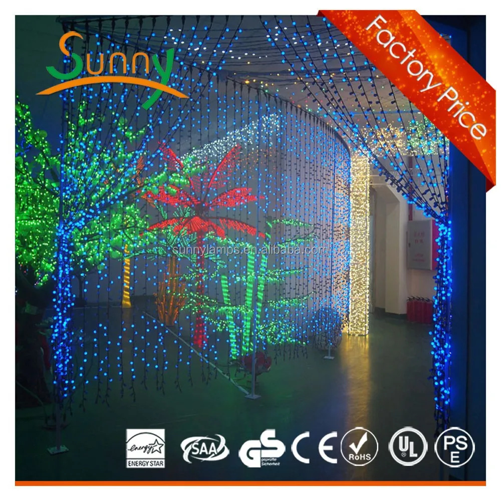 
2M two-layer fountain outdoor led firwork lamp, garden decor LED fireworks light 