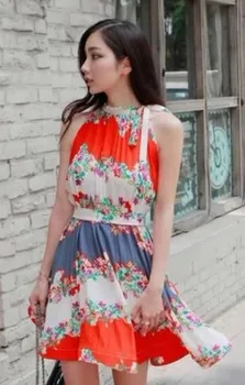 flower mini dress