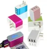 Generic 3.1A Triple USB Port Wall Home Travel AC Charger Adapter with LED LOGO fast charging