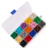 Hongkong zhijiang manufacturers 8mm deform block 1000 Pieces 15 colours for Kids and Children