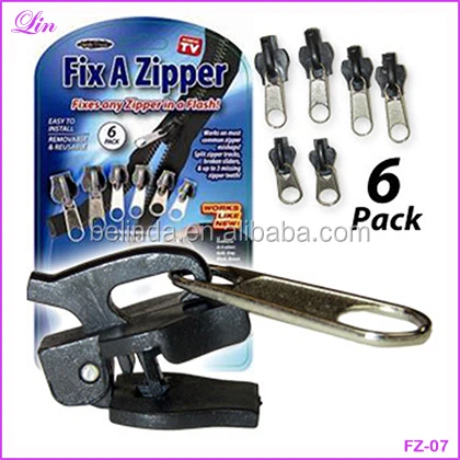 

1pack 6pcs Fix A Zipper 3 Different Size Repair fix a zipper