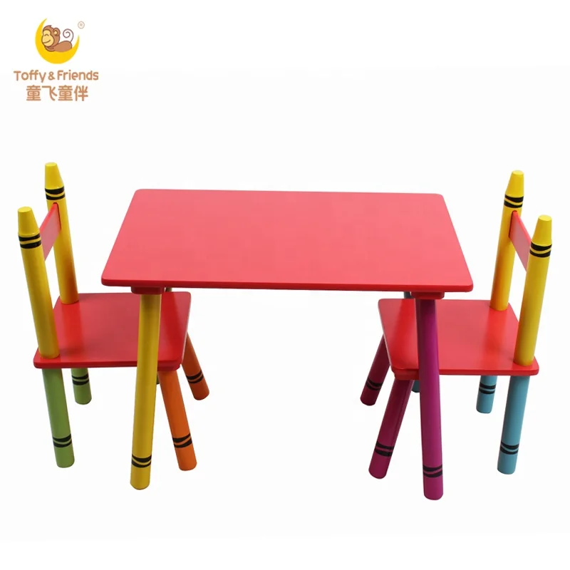 crayon table and chairs