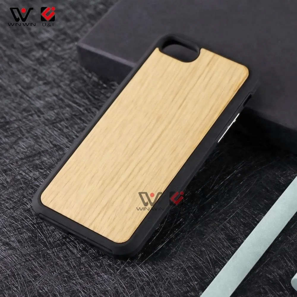 

2 in 1 Wooden Plastic Casing for iPhone 8,4.7 inch Wood Mobile Cover